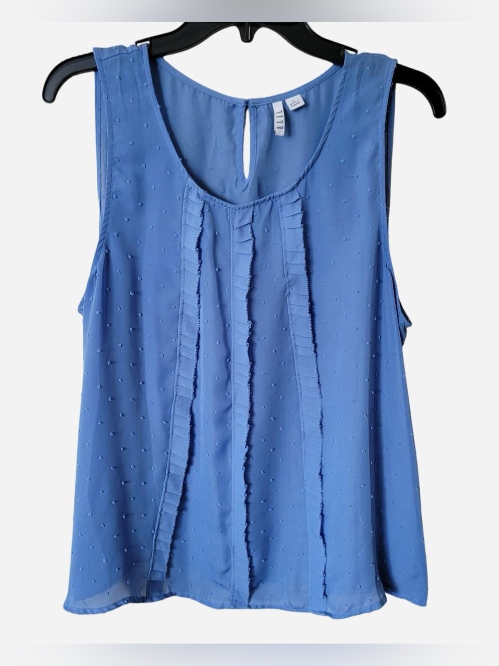 Elle Women's Blue Dressy Tank Top
